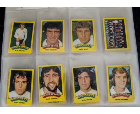 Trade Cards, Football, A & BC Gum, Footballers Red Back Coin Rub, complete set 132 cards (vg)