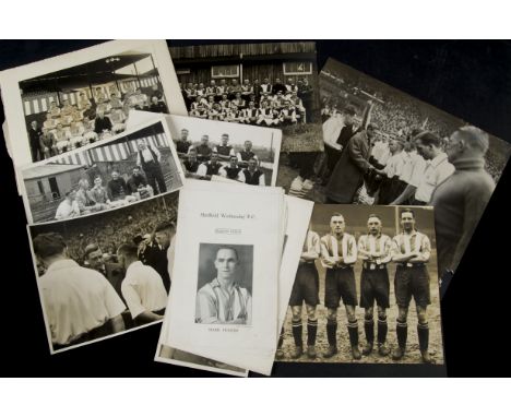 Sheffield Wednesday FC, Ten photographs from the 1930s with some of Mark Hooper, a relation of the vendor, together with eigh