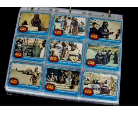Trade Cards, Film and Television, various sets in two modern ring binders to include 20th Century Fox Star Wars, Carlton Inte
