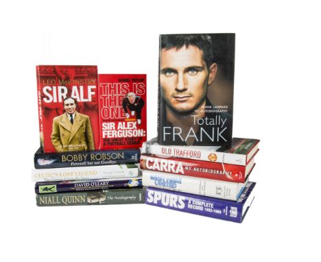 Football Books, approximately fifty including biographies, autobiographies and reference books