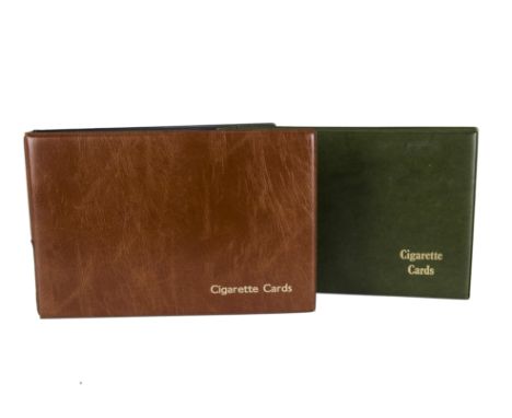 Cigarette Albums,  a collection of 12 modern ring binder albums together with number loose plastic sleeves, various card size