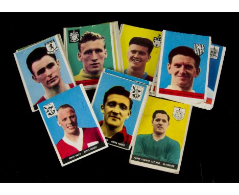 Trade Cards, Football, A & B C Gum Footballers part set (Without Planet 45/46 - no 8 missing)(gen gd, some writing on reverse