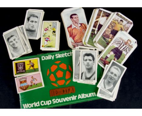 Trade Cards, Football, a selection of part sets to include Chix Famous Footballers (39 cards), Daily Sketch World Cup Mexico 