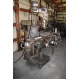 Wells Index Vertical Milling Machine w/ 6" Jaw Machinist Vise