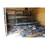 Large Quantity of Metal Stock: Stainless Steel, Cold Roll Steel, Square Stock, Tube Stock, Angle
