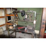 Custom Built Metal Work Table w/ 6" Jaw Vise