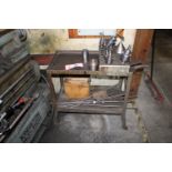 Cabinet & Contents: Various Chucks, Tapered Chucks, Live Center