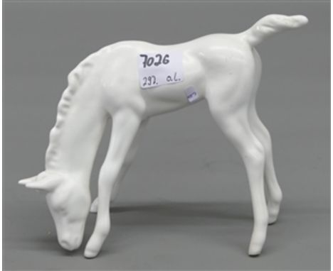 PorzellanfohlenManufaktur Goebel, weiss, Bodenmarke, h 11,5 cm, 
