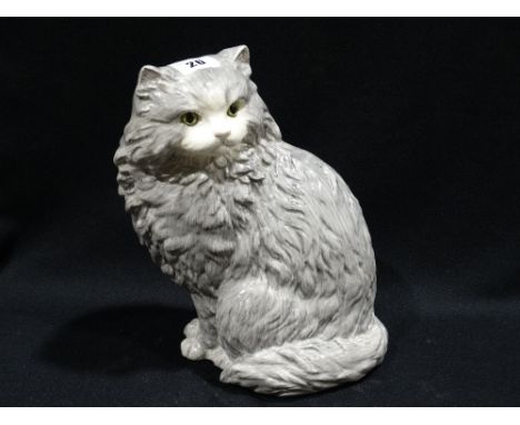 A "Just Cats" Pottery Model Long Haired Cat