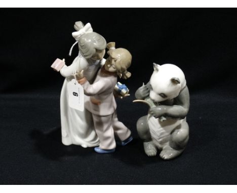 Two Nao Porcelain Groups