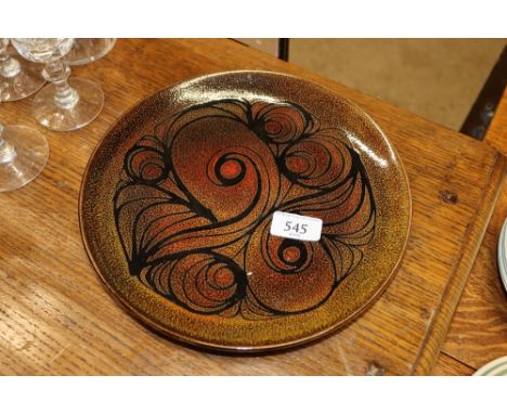 A Poole pottery "Aegean" plate