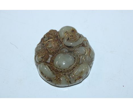 A jade type Buddha pendant 