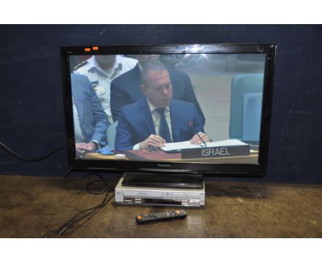 A PANASONIC TX-P42S30B 42in TV WITH REMOTE and a NV-VP31 DVD/Video recorder (both PAT pass and working)
