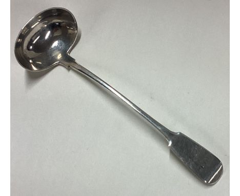 ABERDEEN: A 19th Century silver sauce ladle. Approx. 30 grams. Est. £50 - £80.