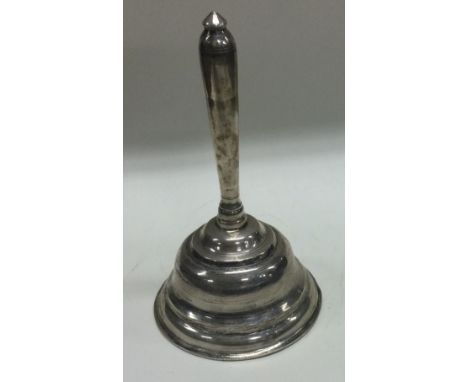 A Chinese silver table bell. Marked to interior. Approx. 307 grams. Est. £300 - £500.