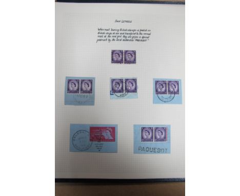 GB - A Study of QE Stamps, including mint and used. watermark varieties, noted Tudor and St Edward sets, graphite set, Phanto