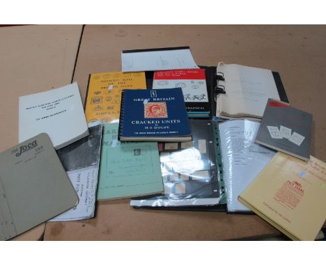 A Collection of Catalogues and Hand Books, including England's Postal History by R M Willcocks Official Mail of The British I