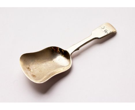 A WILLIAM IV CADDY SHOVEL. London 1835.  Maker: J.J.C.