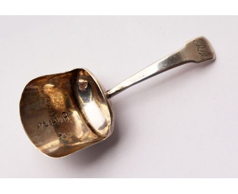 A GEORGE III CADDY SHOVEL. London 1808.  Maker: SP.