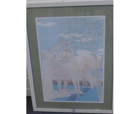 Angus Robertson Forth Rail Bridge Framed print 30 x 44cm
