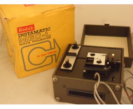 BOXED KODAK INSTAMATIC M60-L MOVIE PROJECTOR 