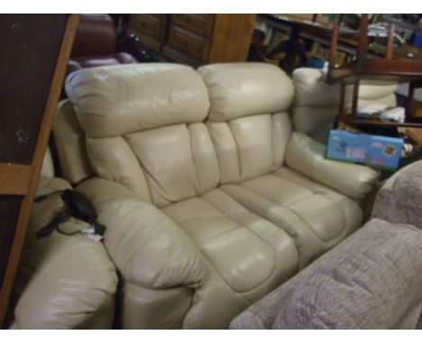 LEATHER 2 SEATER MANUAL RECLINER