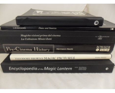 6 BOOKS ON EARLY CINEMA MAGIC LANTERN PROJECTORS ETC