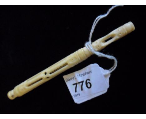 CARVED BONE? PEN WITH 6 VIEWS OF SKEGNESS