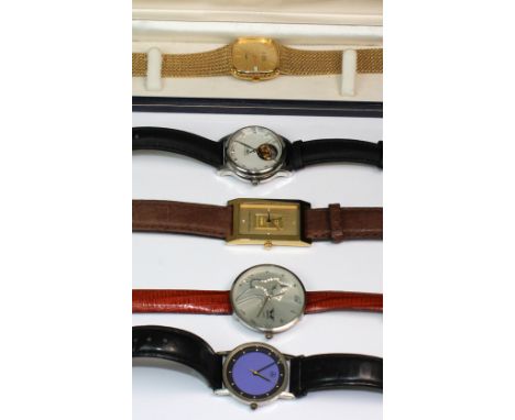 A collection of twelve miscellaneous wristwatches, including a gentleman's Balmer Swiss stainless steel automatic round wrist