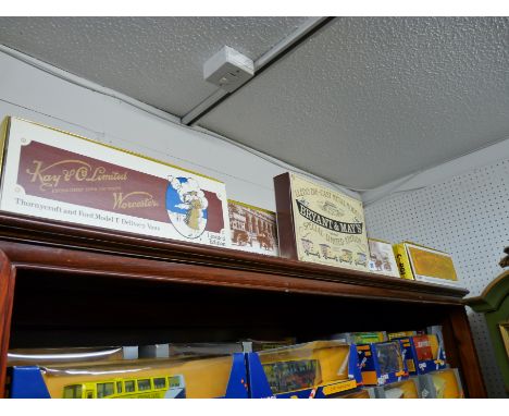 4 Boxed Corgi Advertising vehicle sets Inc. Bryant's & May, K & Co of Worcester2 Transport of the 30s and a Lledo Bryant & Ma