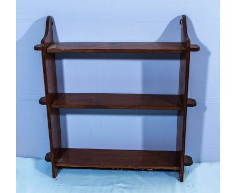 A Victorian wall shelf. Provenance: Being the property of the late Kenneth Moncreiff Stewart last Laird of Coll, Argyll