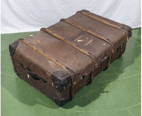 A travellers trunk Provenance: Being the property of the late Kenneth Moncreiff Stewart last Laird of Coll, Argyll