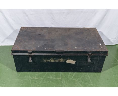A tin trunk Provenance: Being the property of the late Kenneth Moncreiff Stewart last Laird of Coll, Argyll