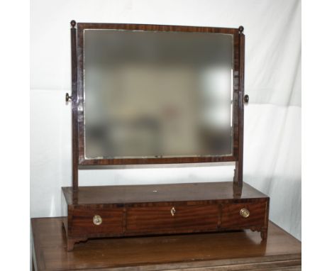 A Regency dressing mirror.