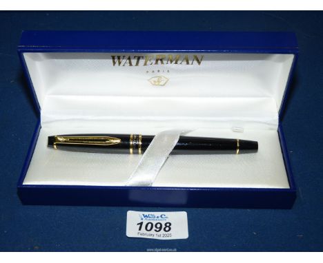 A Waterman Paris Fountain pen (boxed).