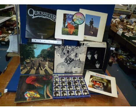 Two cases of 60/70's vinyl records to include: The Beatles, Bob Dylan, Kayak, Pink Floyd, etc.