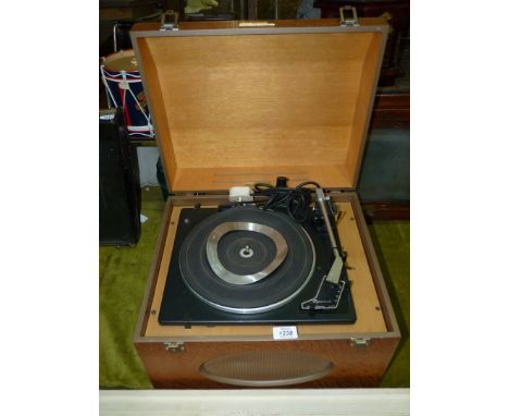A "Garrad" record player  17" x 15" x 11".