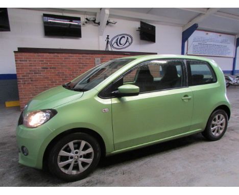 Make &amp; Model: Skoda Citigo Elegance GreentecDate of Reg: FY62 YNMColour: Greencc: 999MoT: 17-10-2021Fuel Type: PETROLMile