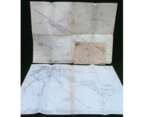 Two unframed maps of Ormskirk, 1927 editions, printed by Director General at the Ordnance Survey Office, Southampton. Also pr