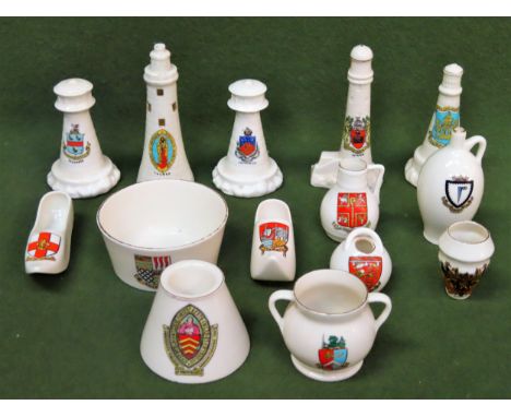 Parcel of Goss &amp; other crested ware, Approx. 14 pieces

all appear in reasonable used condition 