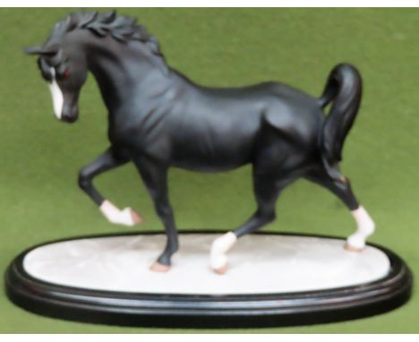 Lenox glazed and unglazed ceramic horse - The Arabian Knight. App. 21cm h

 