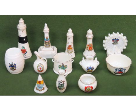 Parcel of Goss &amp; other crested ware, Approx. 13 pieces

all appear in reasonable used condition 