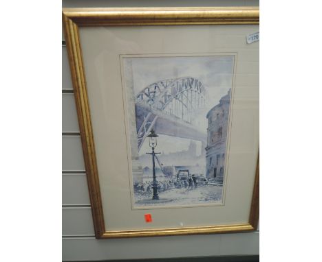 A vintage print of a market day in town street