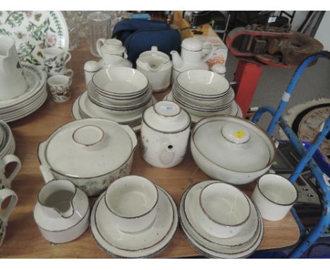 A part tea and dinner service by Meakin in the Lifestyle design