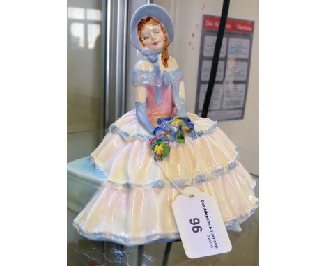 Vintage Royal Doulton figurine Daydreams Crinoline lady 