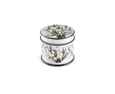   'WHITE BROOM' TALL POMADE glazed earthenware, impressed maker’s mark WEMYSS  Provenance: William Forbes J.P. for Callendar 