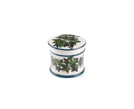   'IVY' TALL POMADE glazed earthenware, painted by Karel Nekola, painted WEMYSS to the lid, painted and impressed maker’s mar