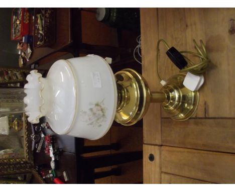 Table lamp in the form of an oil lamp