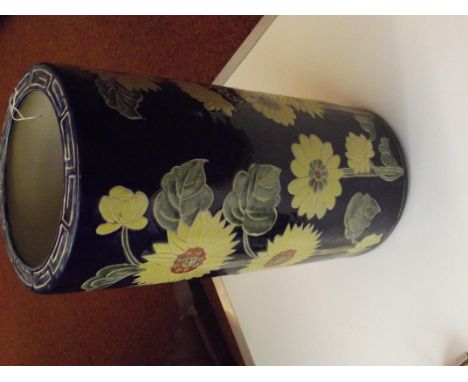 Large ceramic umbrella stand