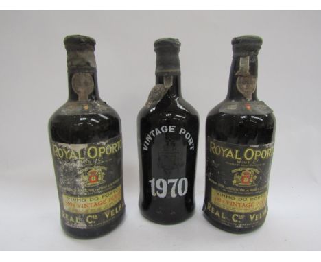 1970 Royal Oporto Vintage Port x 3